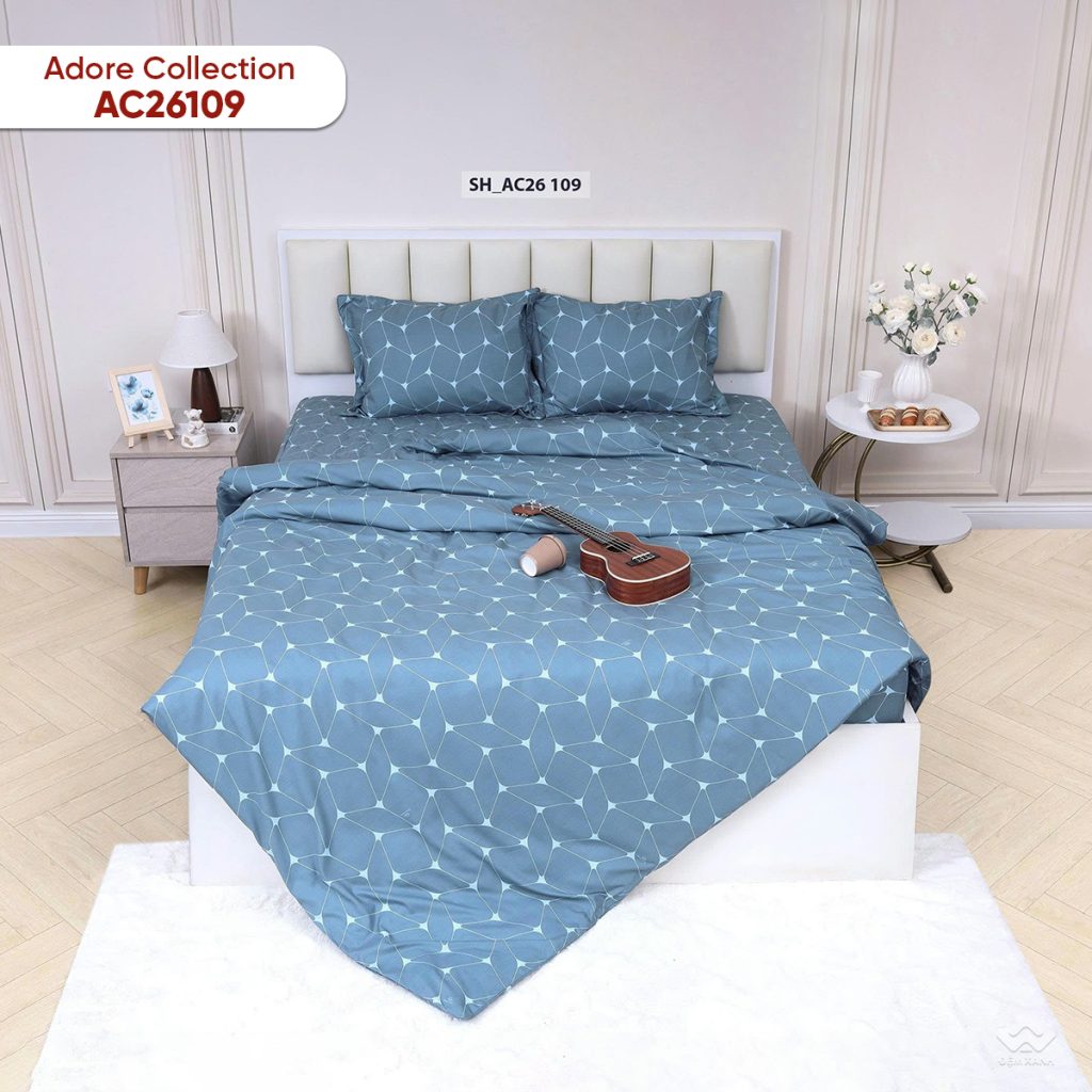 Chăn ga gối Sông Hồng Adore AC26109