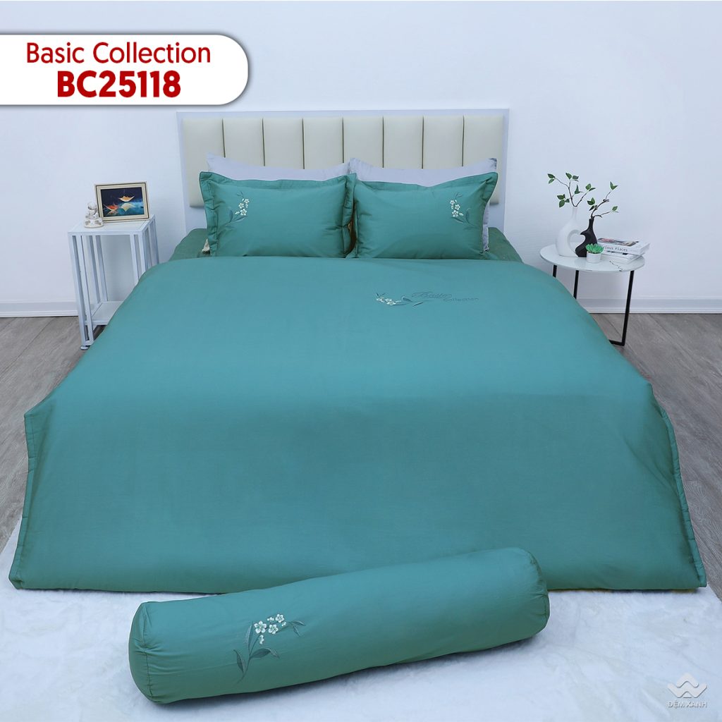 Chăn ga gối Sông Hồng Basic cotton BC25118