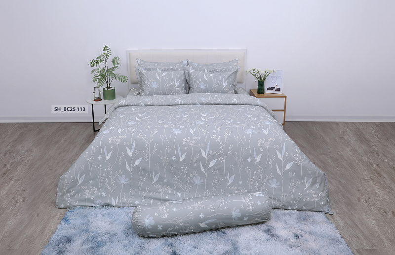 Chăn ga gối Sông Hồng Basic Cotton BC25113