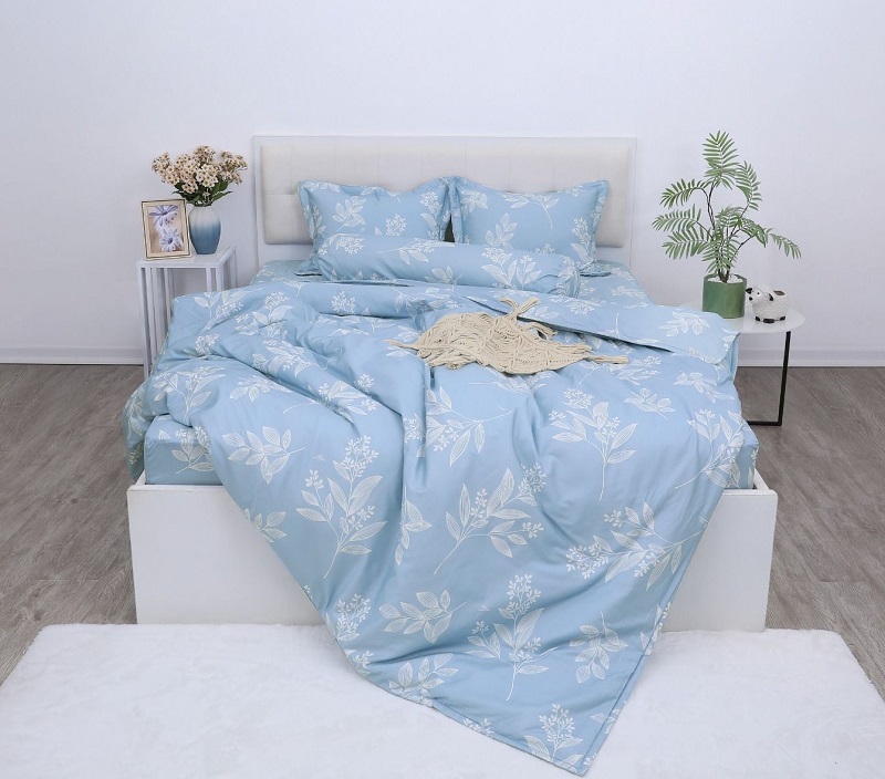 Chăn ga gối Sông Hồng mềm mại, thoáng mát cùng thiết kế tinh tế được ưa chuộng