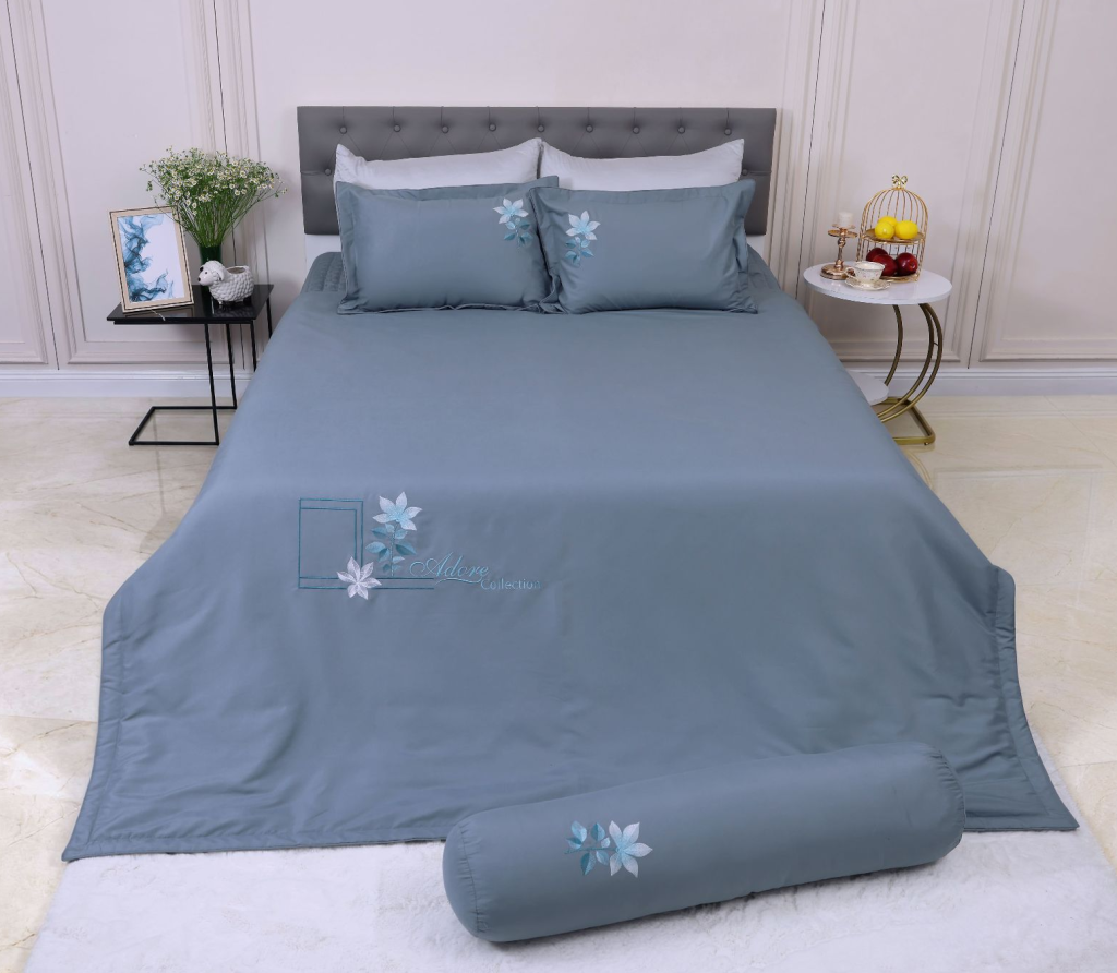 Chăn ga gối Sông Hồng Adore AC26208