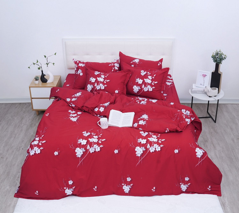 Chăn ga gối Sông Hồng Basic cotton BC25112