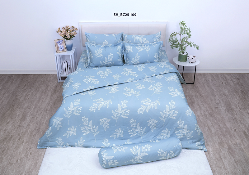 Chăn ga gối Sông Hồng Basic Cotton BC25109