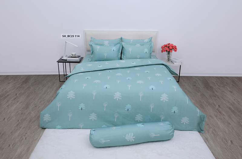 Chăn ga gối Sông Hồng Basic Cotton BC25114