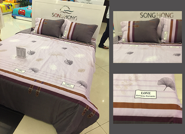 Chăn ga gối Sông Hồng Elegance E1804