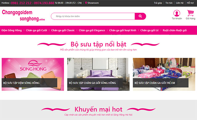 mua chăn ga gối đệm online tại changagoidemsonhong.online