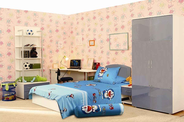 Bộ chăn ga gối đệm Sông Hồng cho bé gái