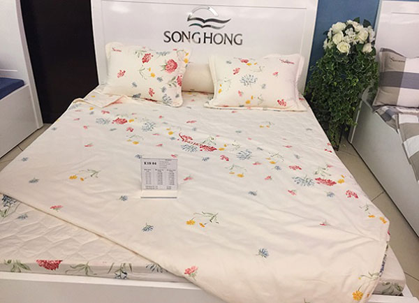 chăn ga gối Sông Hồng cưới 2020