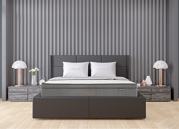 Đệm lò xo túi Liên Á Cocoon Grey Premium