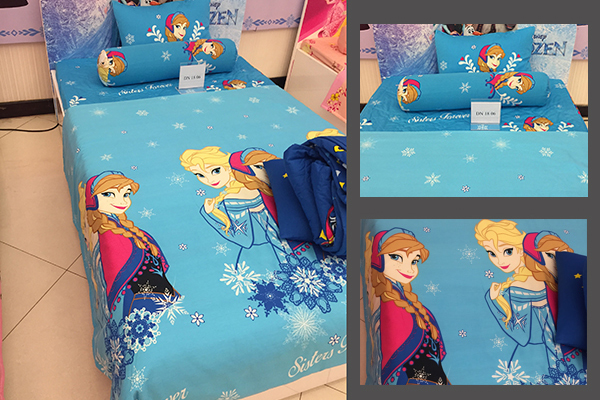 Chăn ga gối đệm Sông Hồng mua bản quyền hình ảnh từ Disney