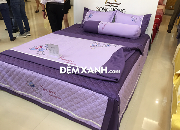 chăn ga gối khách sạn Sông Hồng