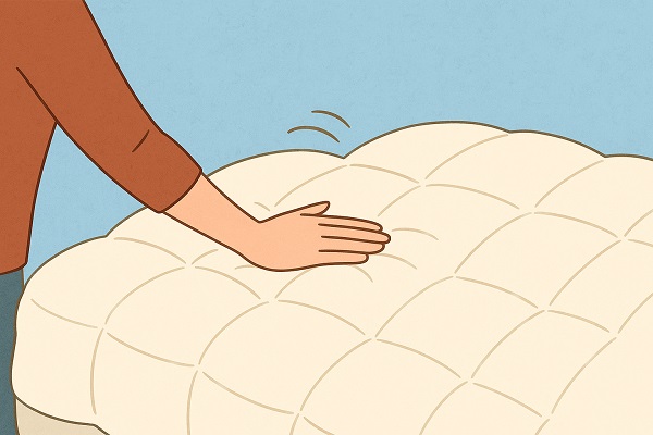 Sử dụng tay vỗ nhẹ để làm tơi bông