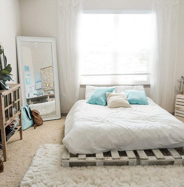 Giường pallet tiểu thư