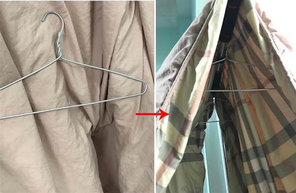 Phơi chăn ở nơi thoáng mát và đúng cách giúp chăn nhanh khô