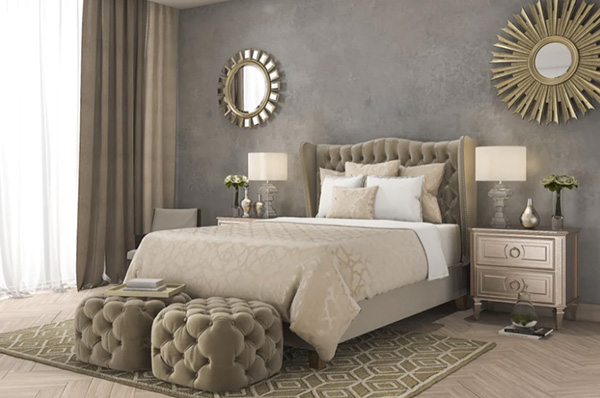 Thiết kế phòng ngủ sang trọng và thanh lịch 