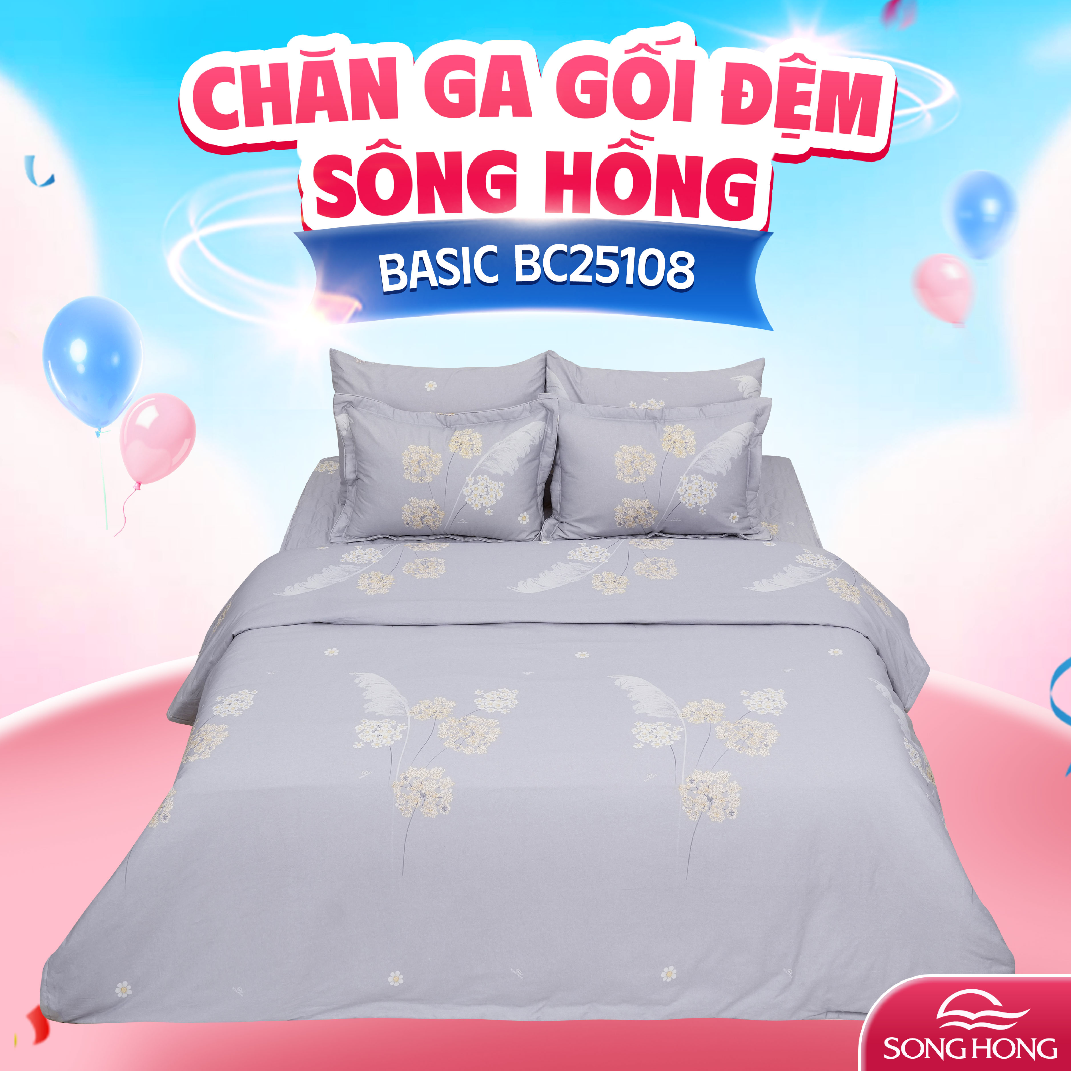 Đại lý chăn ga gối đệm Sông Hồng tại Tây Ninh uy tín
