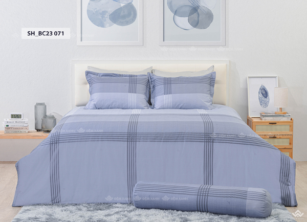 Vỏ chăn xuân thu Sông Hồng basic cotton BC23071