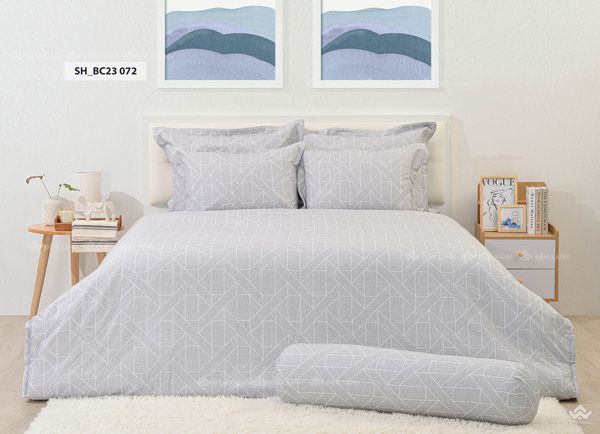 Vỏ chăn xuân thu Sông Hồng basic cotton BC23072
