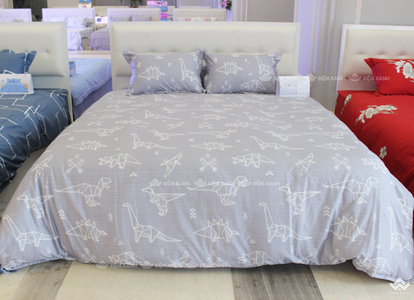 Vỏ chăn xuân thu Sông Hồng basic cotton BC23073