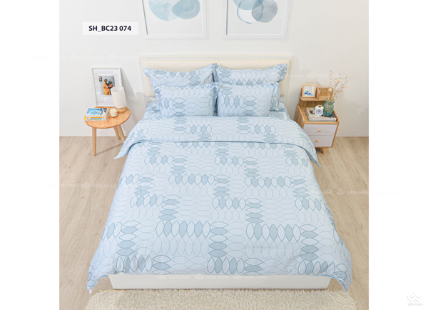 Vỏ chăn xuân thu Sông Hồng basic cotton BC23074