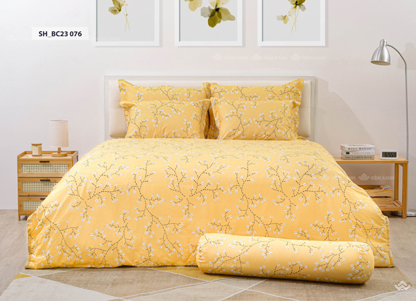 Vỏ chăn xuân thu Sông Hồng basic cotton BC23076