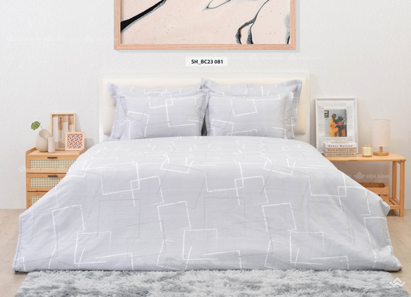 Vỏ chăn xuân thu Sông Hồng basic cotton BC23081