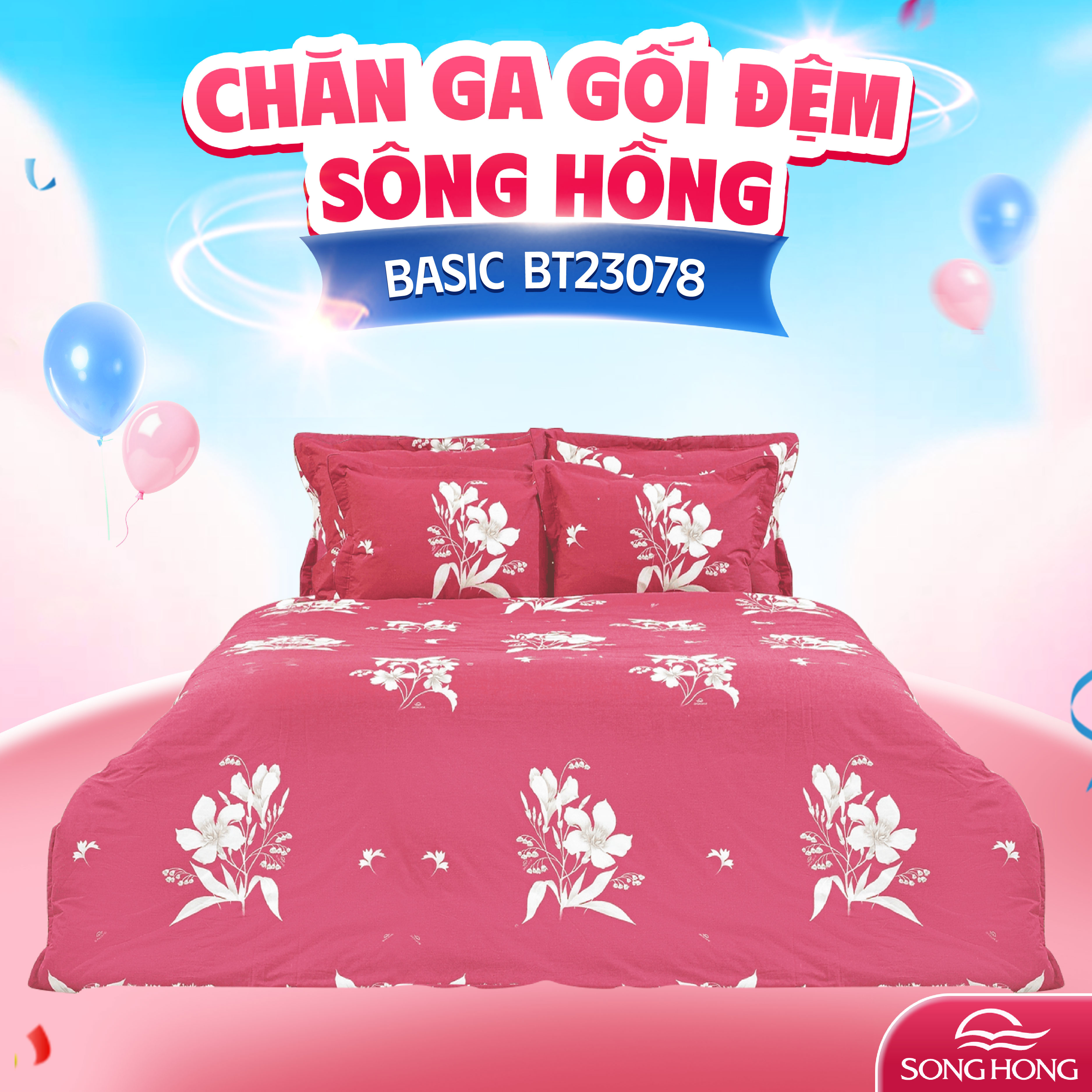 Chăn đông Sông Hồng Basic TC BT23078
