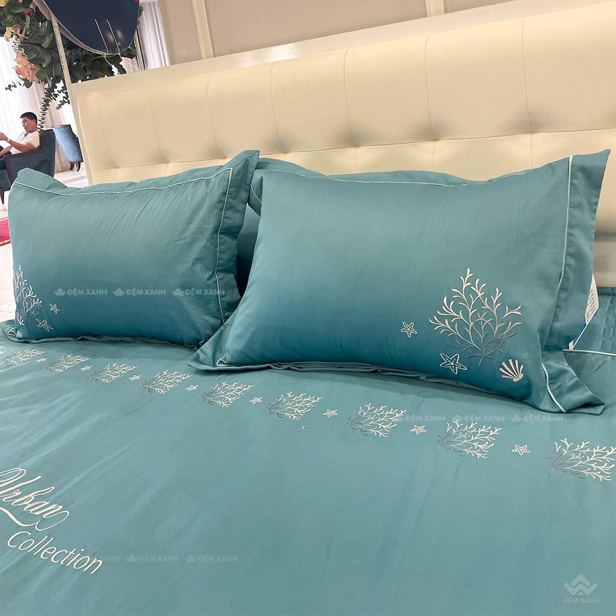 Chăn ga gối sông hồng cao cấp Urban UC24101 160x200cm