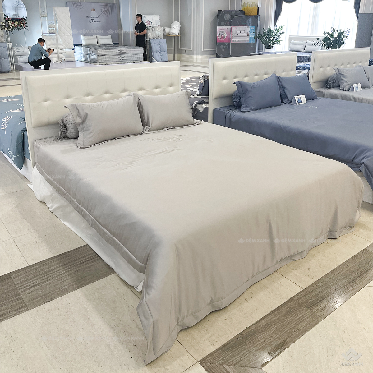 Chăn ga gối sông hồng cao cấp Urban UT24201 160x200cm phủ