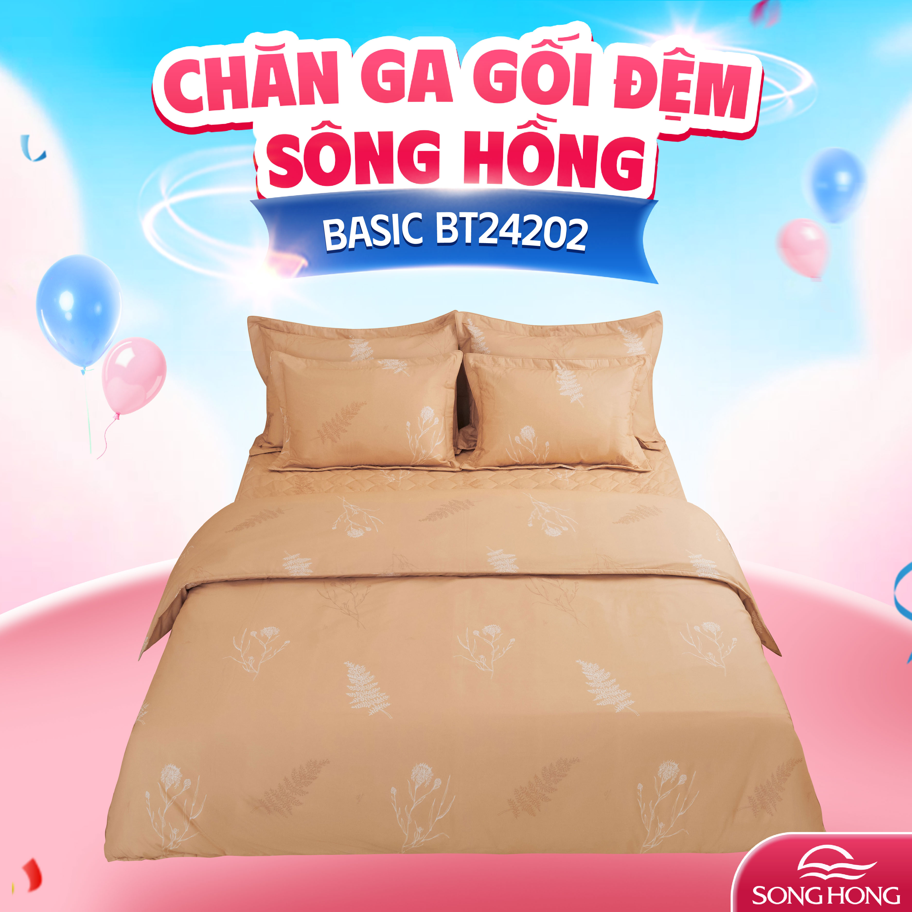 Chăn đông Sông Hồng Basic TC BT24202