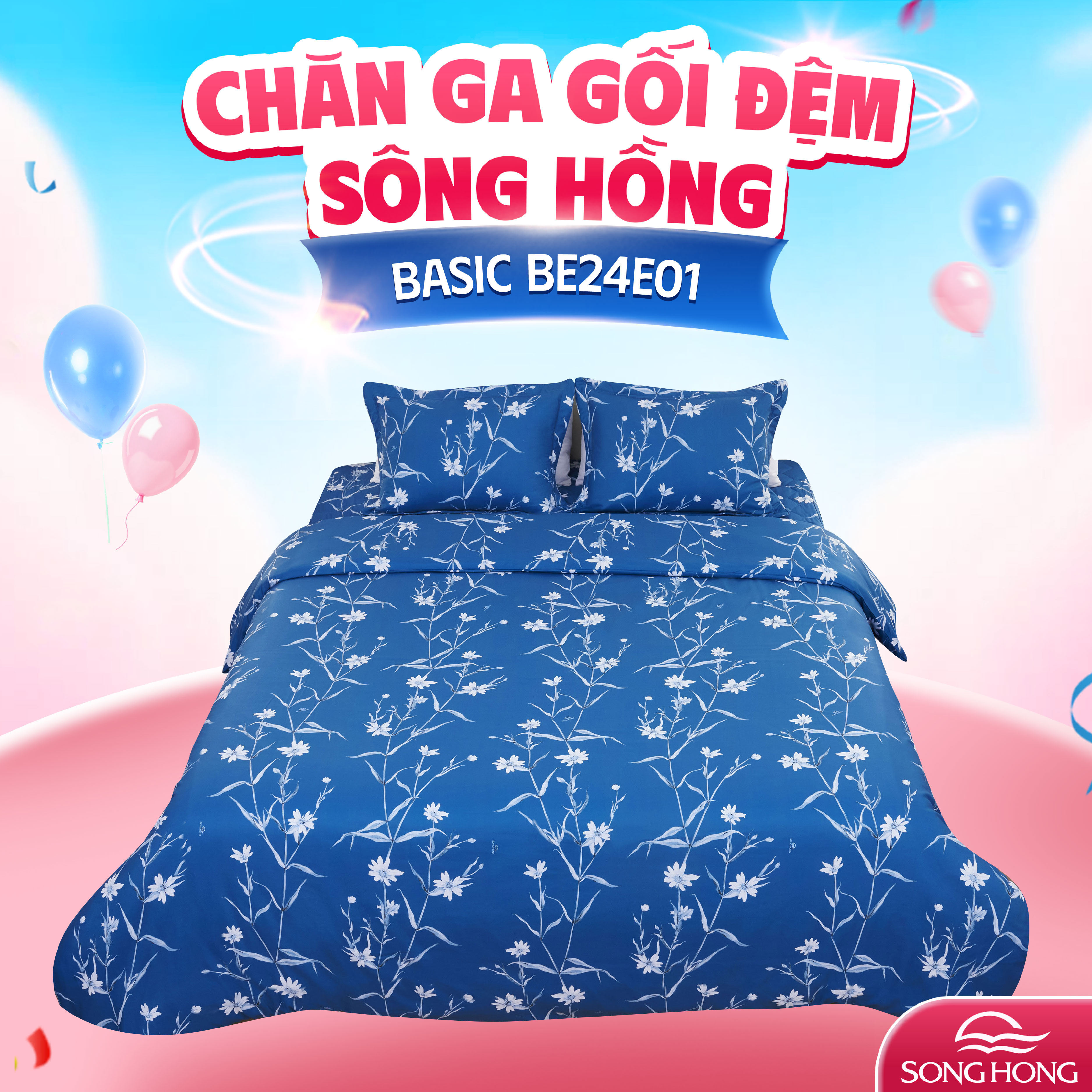 Chăn đông Sông Hồng Elegance BE24E01