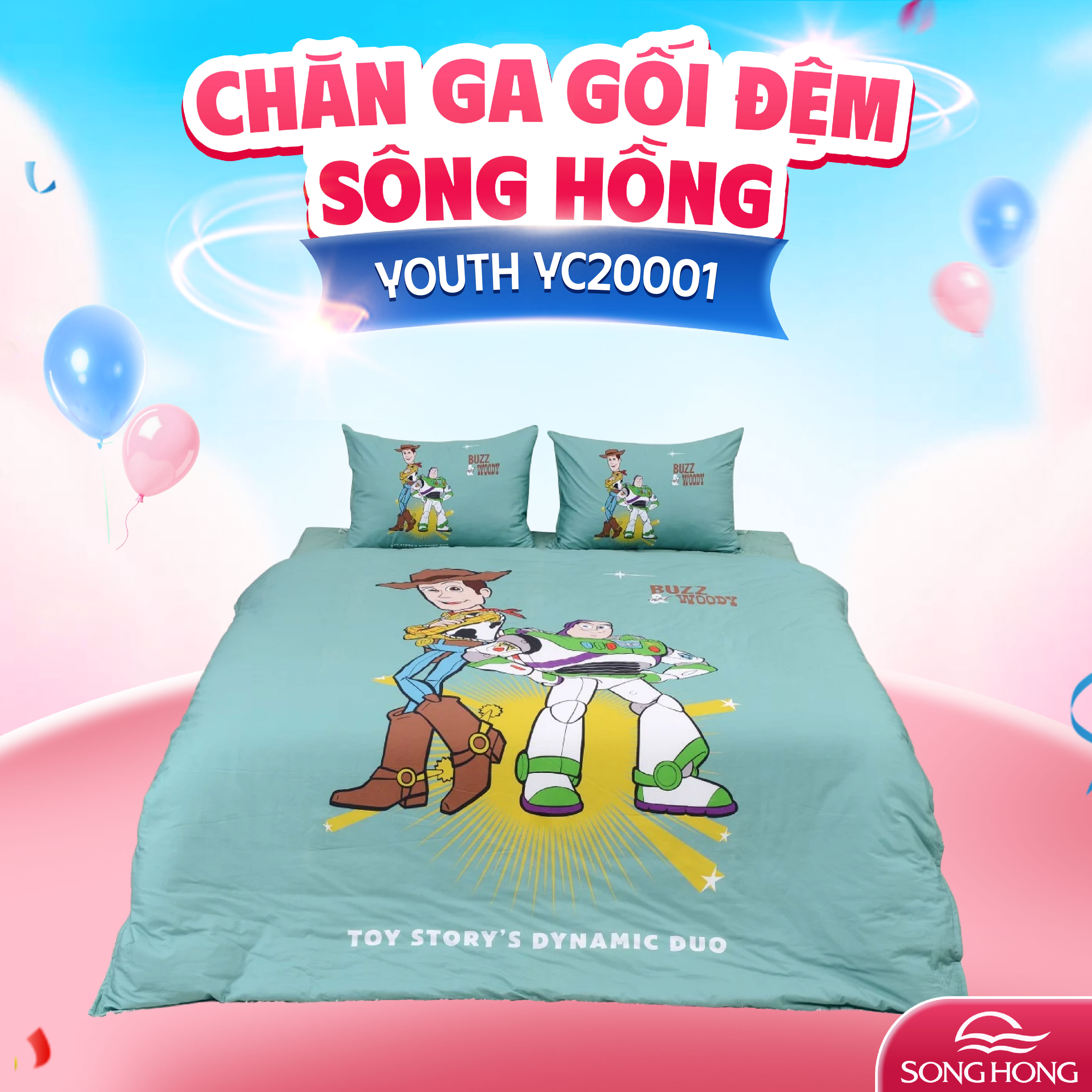 Chăn ga gối Sông Hồng Youth YC20001