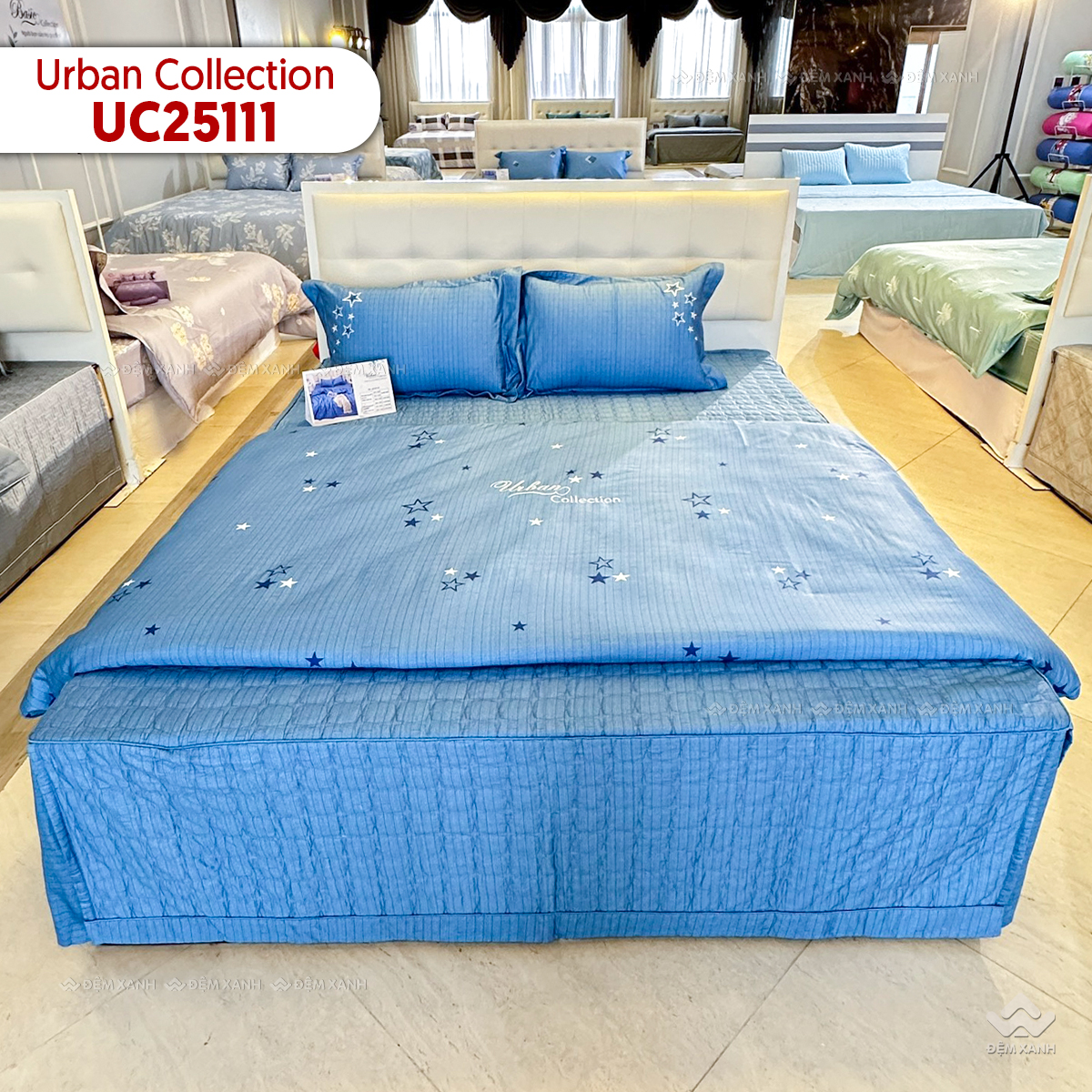 Chăn ga gối sông hồng cao cấp Urban UC25111