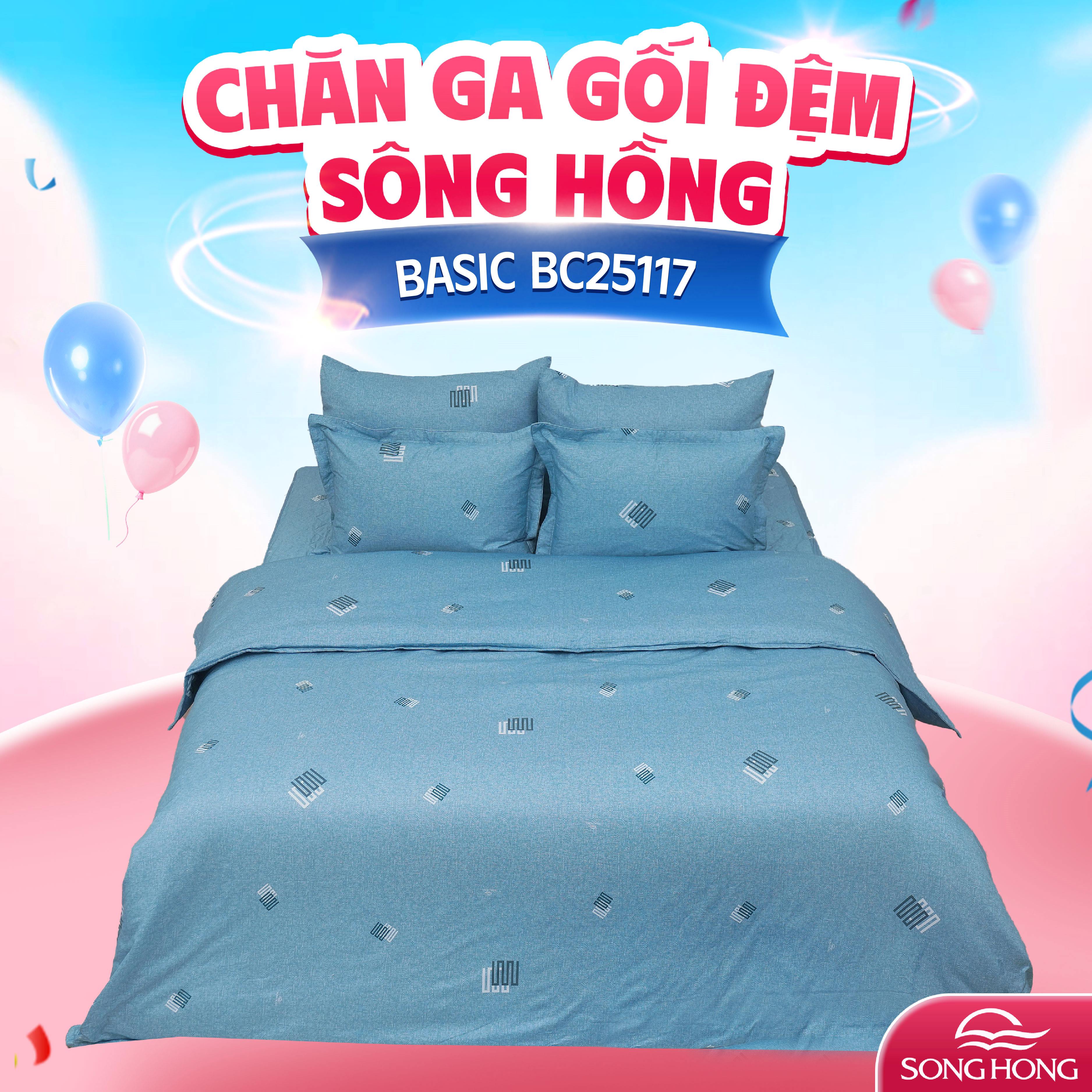 Chăn đông Sông Hồng Basic cotton BC25117