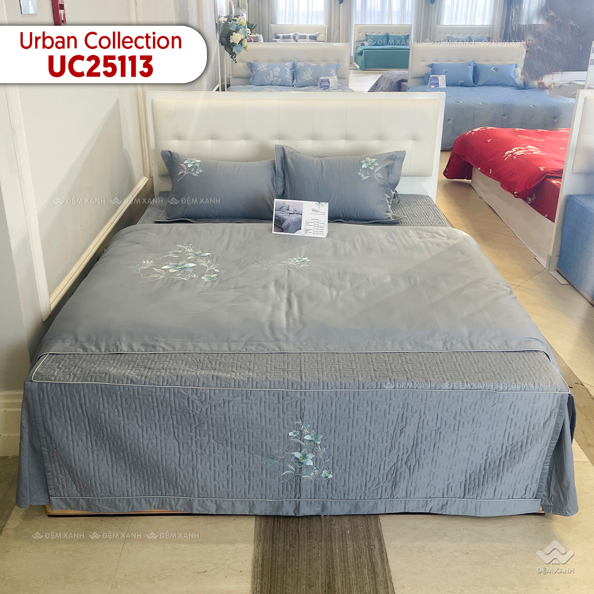 Chăn ga gối sông hồng cao cấp Urban UC25113