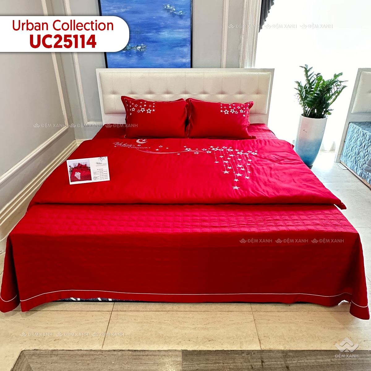 Chăn ga gối sông hồng cao cấp Urban UC25114