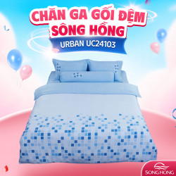 Chăn ga gối sông hồng cao cấp Urban UC24103