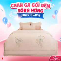 Chăn ga gối sông hồng cao cấp Urban UC24105