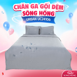 Chăn ga gối sông hồng cao cấp Urban UC24106