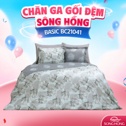 Vỏ chăn đông Sông Hồng basic cotton BC21041