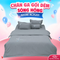 Chăn ga gối Sông Hồng Adore AC25201