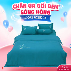 Chăn ga gối Sông Hồng Adore AC25203