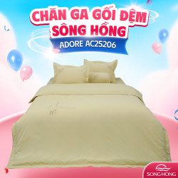 Chăn ga gối Sông Hồng Adore AC25206