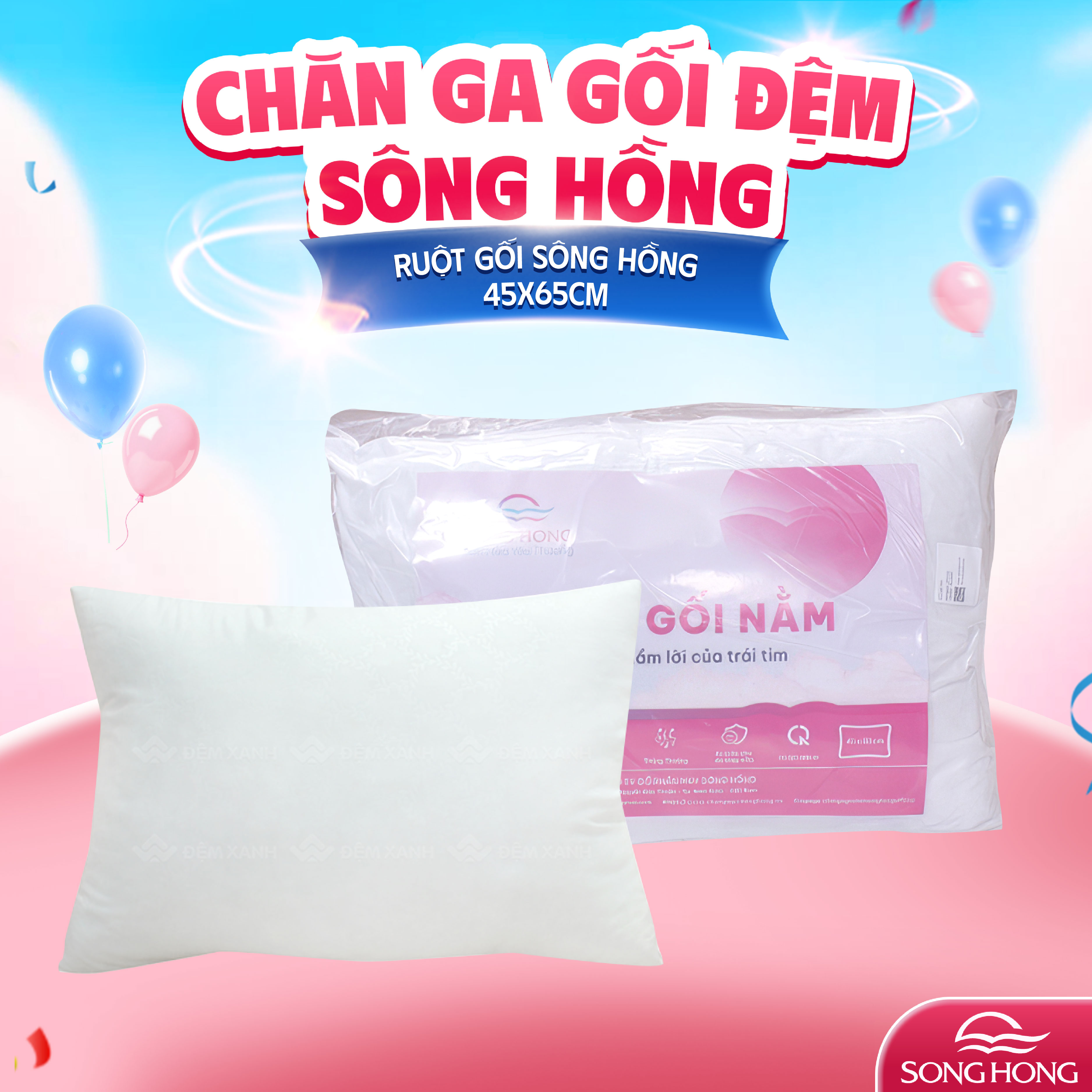 Ruột gối đầu Sông Hồng