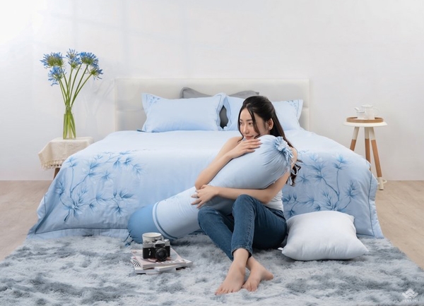 Chăn ga gối sông hồng cao cấp Urban UC22016 160x200 ga rèm