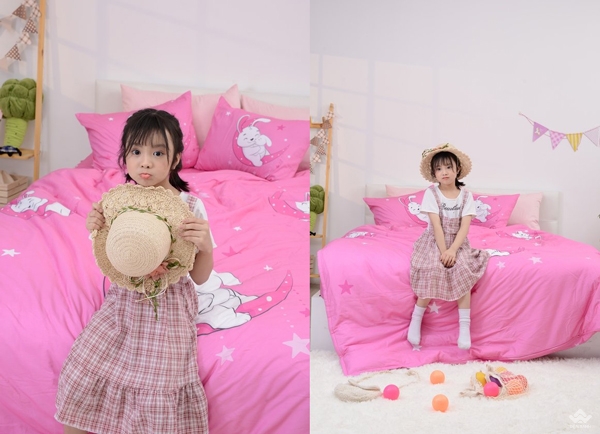 Chăn ga gối Sông Hồng Junior JC22001