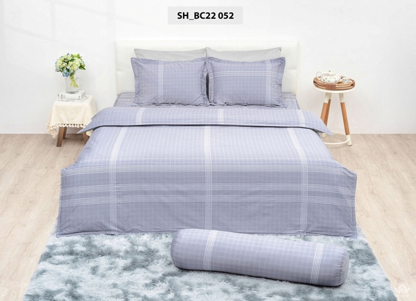 Vỏ chăn xuân thu Sông Hồng basic cotton BC22052 200x220cm