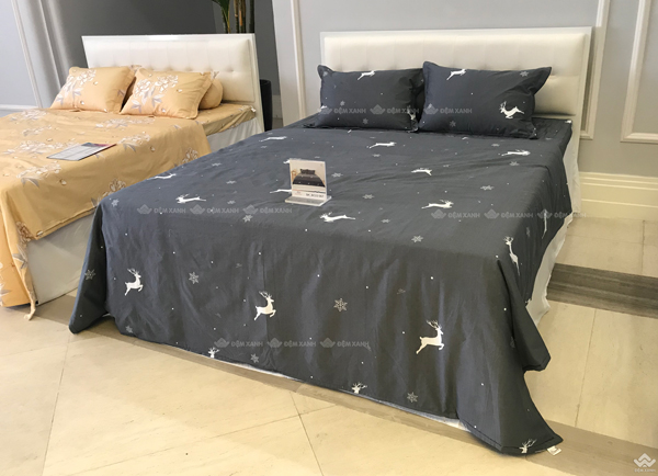 Vỏ chăn xuân thu Sông Hồng basic cotton BC22067