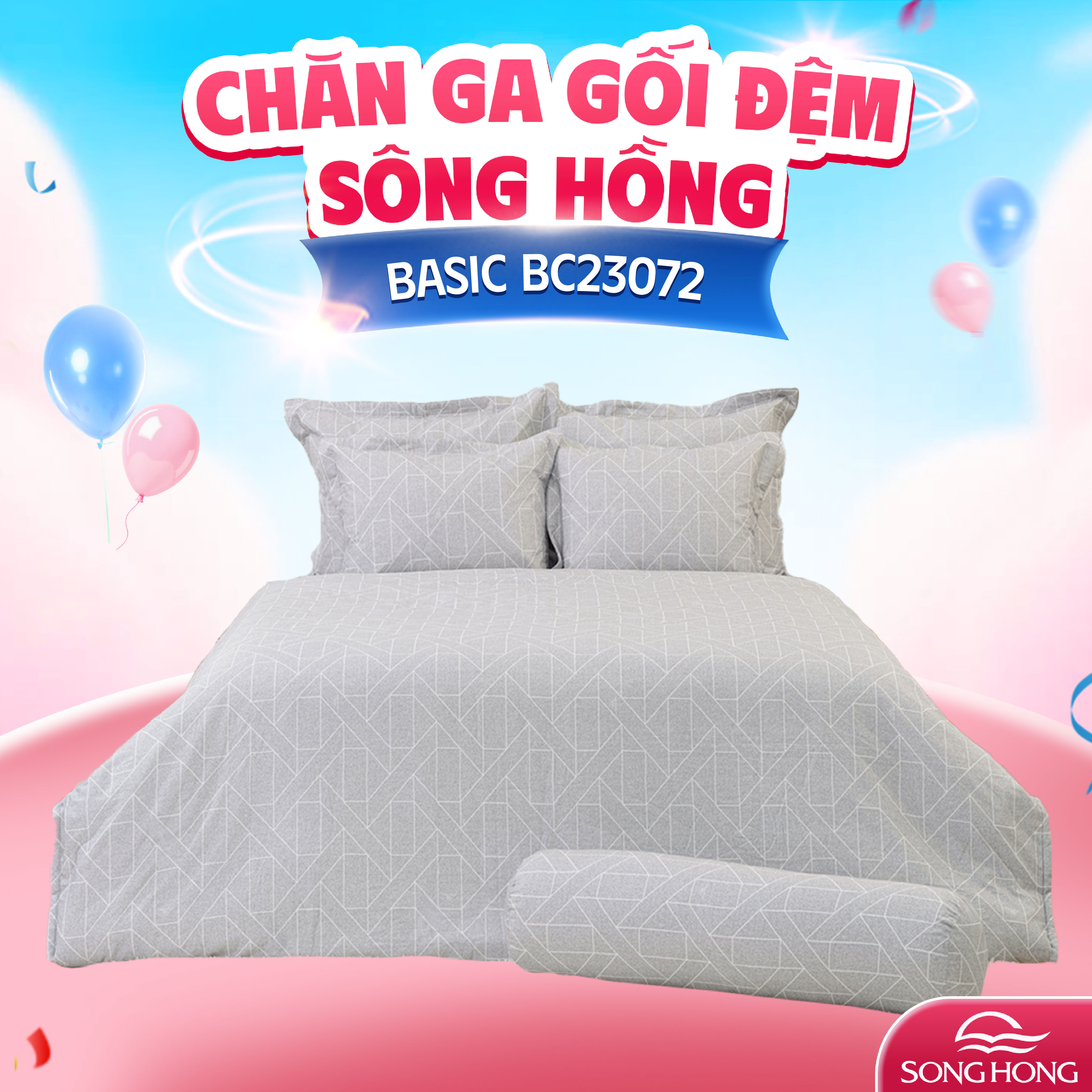 Chăn đông Sông Hồng Basic cotton BC23072 150x210cm
