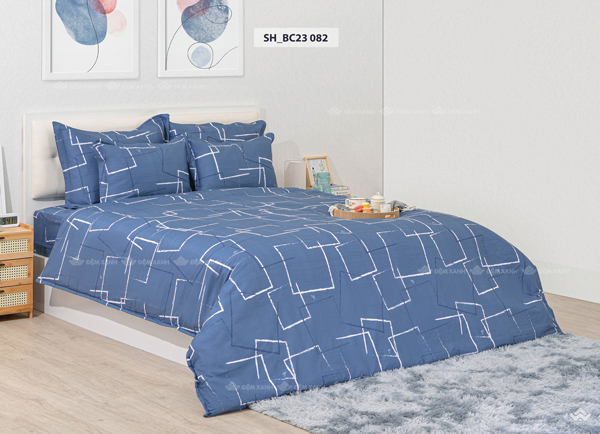 Chăn ga gối Sông Hồng Basic cotton BC23082